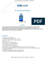 Datalogger de Temperatura Tipo Usb Display Rc5 Elitech Catalogo Ingles