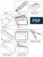 Utiles Escolares Para Colorear