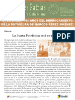 Efemerides Patrias. 23 de Enero de 1958