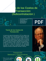 Teoría Costos de Transacción