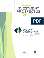 RDA Hunter Investment Prospectus Promotes Region