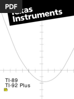 Download Ti89 Manual by Michael Luplow SN40020475 doc pdf
