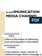 Communication Media Channel