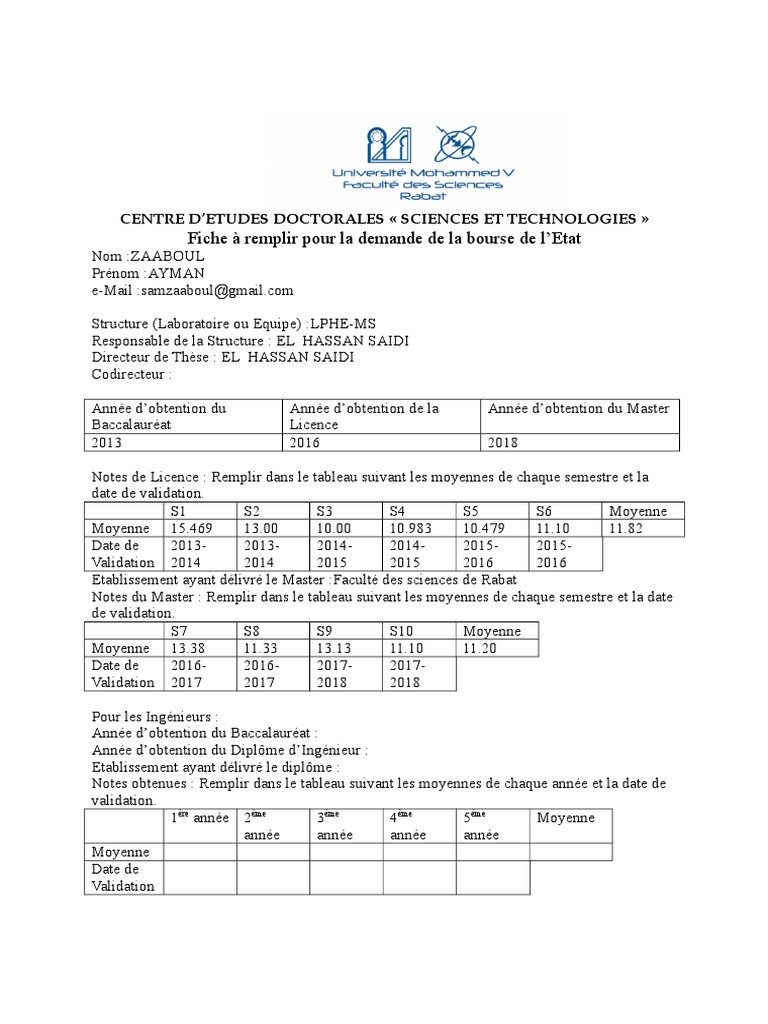Fiche Demande Bourse de l'Etat_2019