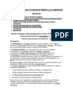 Ley de Ejercicio de La Contaduría Pública y Su Reglamento (TEMA 2)