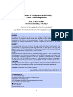 Prevalence of Presbycusis in The Elderly Saudi Arabian Population