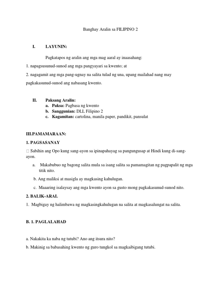 Filipino 2 | PDF