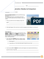 Density Comparisons e