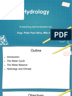Hydrology: A Teaching Demonstration by