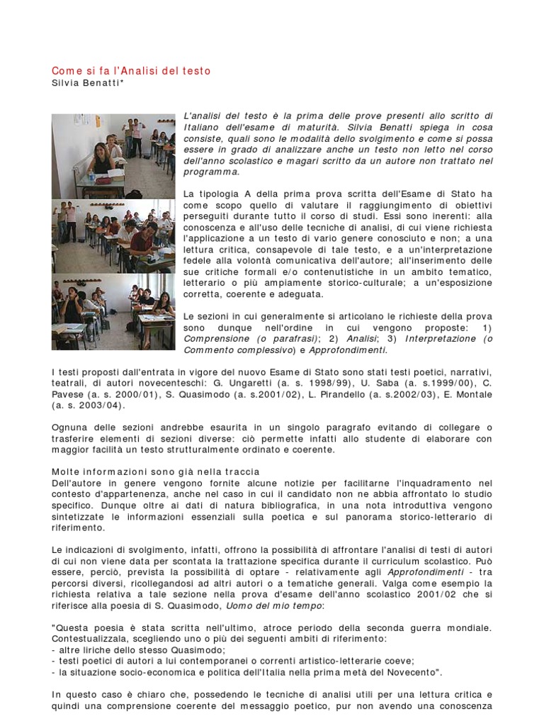 La Lupa Analisi Del Testo Pdf