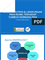 Dampak nutrisi & lingkungan pada bumil terhadap tumbuh kembang pria