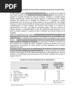 CASO 8-1 Diseño de Cédulas de Mano de Obra y Estimación de Las Horas de Mano de Obra Directa