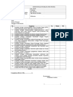 Daftar Tilik Pis-Pk