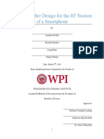 Tunable Filter Design For The RF Section of A Smartphone WPI Skyworks MQP 2014 PDF