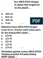 1 Soal Geometri Dimensi Tiga+jawaban