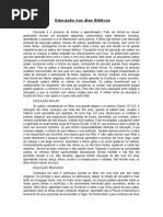 Educação nos dias Bíblicos.doc