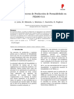 BFD (Produccion de Formaldehido) -DDP