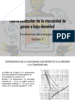 Teoría molecular de la viscosidad de gases: ecuaciones de Maxwell y Chapman-Enskog