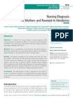 Nursing Diagnosis of Mothers and Roomed-In Newborns: International Medical Society