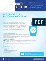 Boletín STC N°30 - Febrero - Beneficios Del Bloqueador Solar