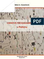 OSNOVE PROGRAMIRANJA U PAJTONU Građevinski PDF