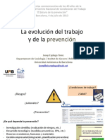 J.Espluga. La Evolución Del Trab y de La Prev PDF