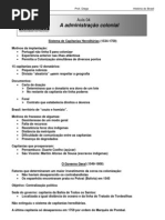 História - CASD - Aula04 A administração colonial