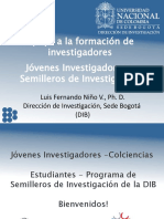 Jóvenes Investigadores - Colciencias