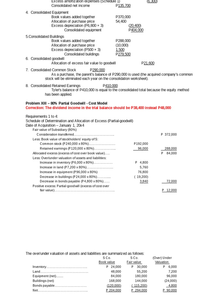Purchase Price Allocation Analysis | PDF | Consolidation (Business ...