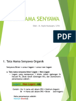 Tata Nama Senyawa Organik