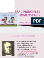 General Principles of Homeostasis: Denny Agustiningsih Dept. of Physiology