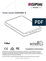 Clipsal C Bus Wiser2 5200WHC2 Installation Manual