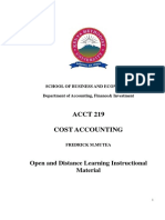 263359943 ACCT 219 Cost Accounting PDF