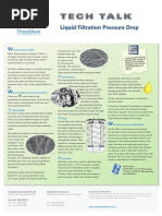 Tech Talk Liquid Filtration Pressure Drop