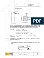 Beispiel 1: Stützenbemessung: Betonbau 1 - Übung