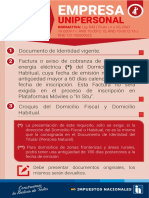 Requisitos - Empresa Unipersonal PDF