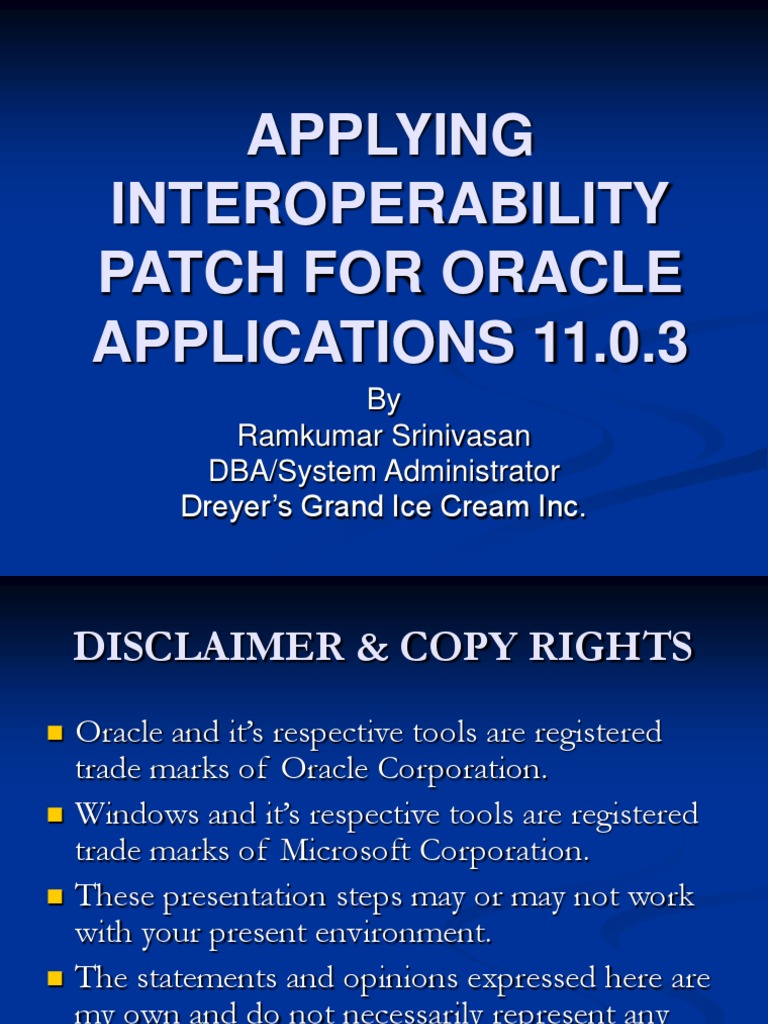 Oracle Patch Guide for DBAs | PDF | Oracle Database | Databases