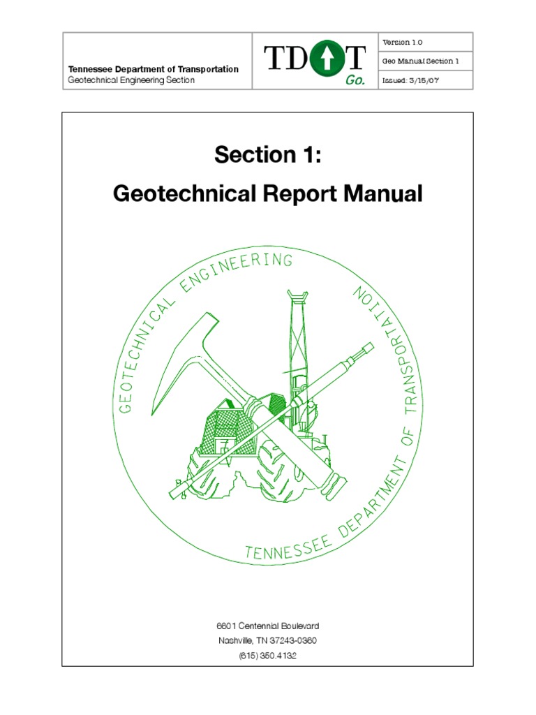 Geotechnical manual Geotechnical Engineering Foundation (Engineering)