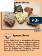 Igneous Rocks