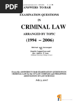 6.crim Suggested Answers (1994-2006), Word | PDF | Murder ...