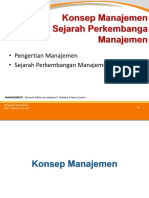 Materi 02 MAN - Konsep Dasar Dan Sejarah Perkembangan Manajemen