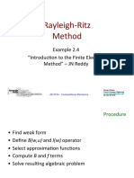 Rayleigh-Ritz Method Example