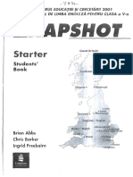 Snapshot Starter Clasa A V - A PDF