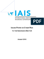 Issues Paper On Cyber Risk To The Insurance Sector