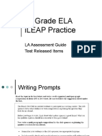 7th Grade ELA iLEAP Practice