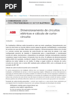 Dimensionamento e Curto Circuito