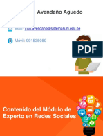 Contenido Del Modulo de Experto de Redes Sociales