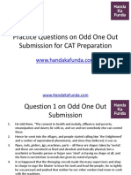 Odd One Out Submission Preparation