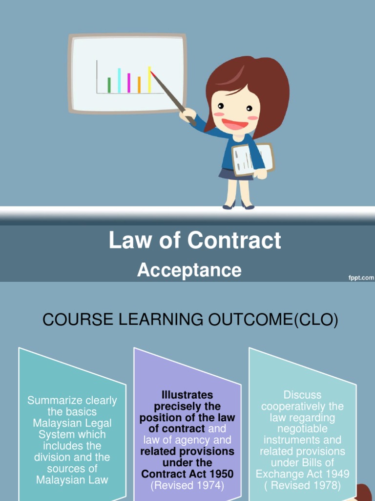 Law of Contract: Acceptance | PDF | Offer And Acceptance | Contract Law