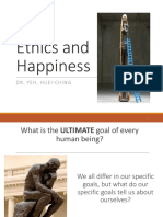 Ethics and Happiness: Dr. Yeh, Huei-Ching